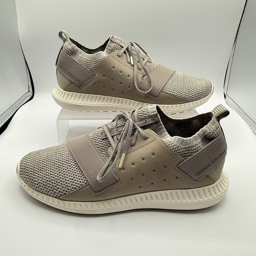 Under Armour Mens Size 8 Threadborne Shift Lifestyle Sneaker 1302504-112 Gray